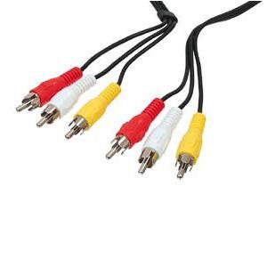 Cordon A/V 3 RCA 10m