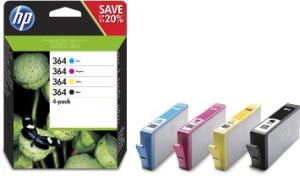 Pack HP 364 4 Cartouches