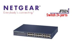 JFS524 Switch 24p rack.