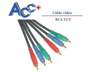 Cordon 3RCA YUV RVB HD 5m