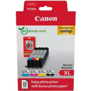 CANON CLI-571XL C/M/Y/BK 