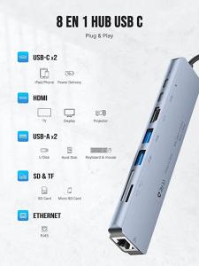 Lemorele Hub USB C, Adapt