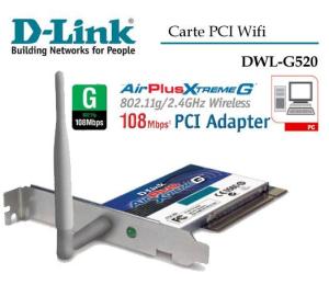 Carte WifiPCI DWA-G520/FR