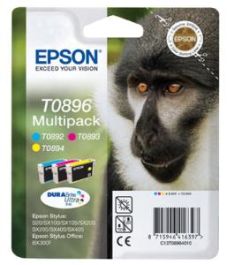 Epson T0896 Pack 3 Couleu